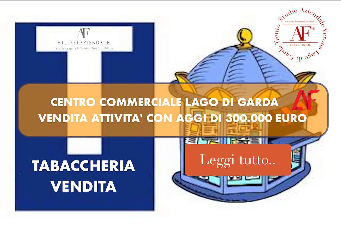 LAGO GARDA SPONDA VERONESE VENDITA ATTIVITA’ LICENZA TABACCHI GRATTA E VINCI