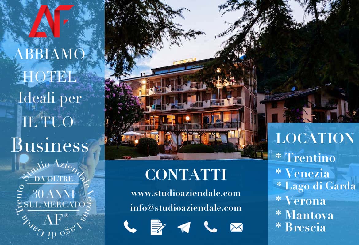 LAGO DI GARDA SPONDA BRESCIANA: VENDITA DI UN HOTEL CON 54 CAMERE 