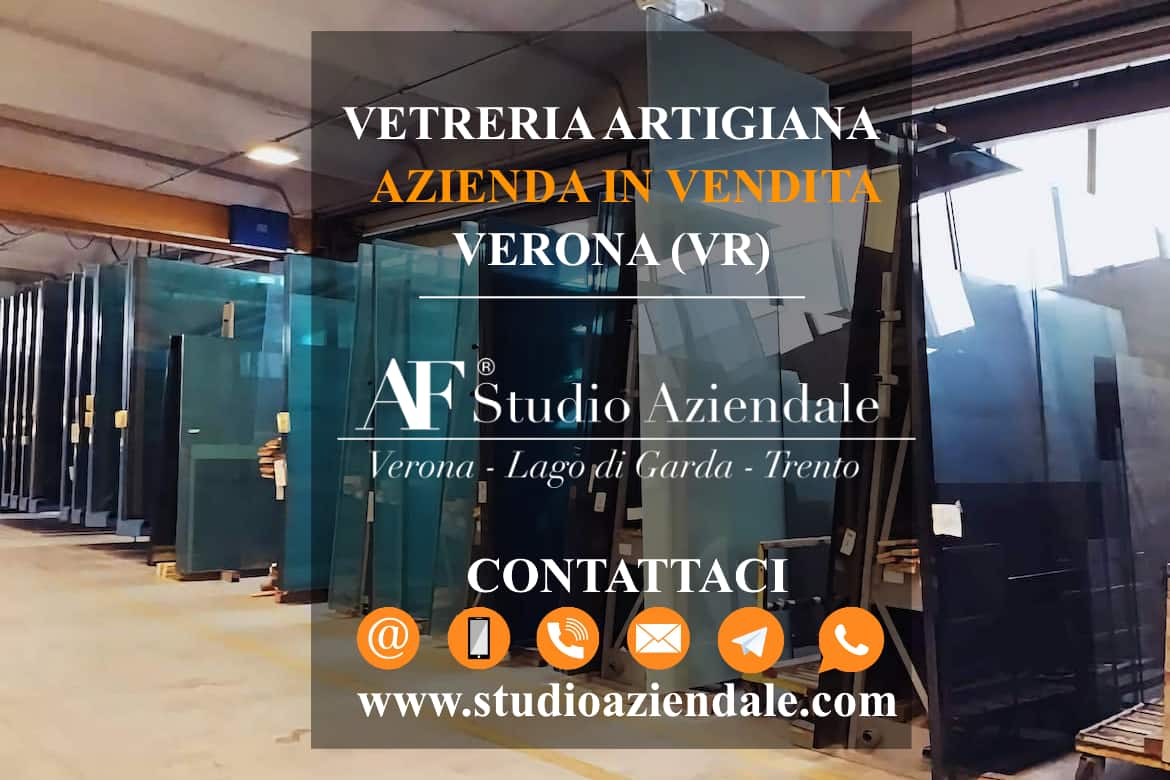 VENDITA ATTIVITÀ COMMERCIALE ARTIGIANALE CON LABORATORIO DI VETRERIA