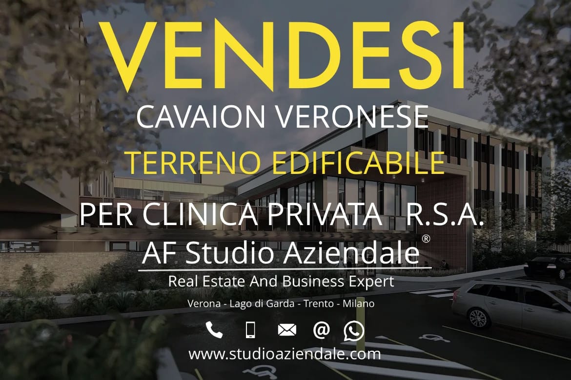 Terreno edificabile a Cavaion Veronese per la realizzazione di clinica privata Oppure RSA